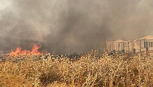 İzmir alev alev yandı