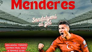 Milli Maç Heyecanı Dev Ekranda Menderes'te