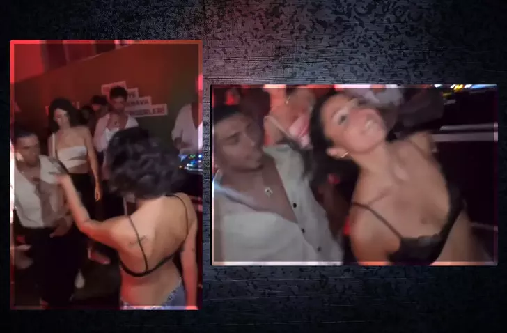 Zeynep Bastık partide başkasıyla dans etti... Sevgilisi izledi!