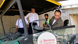 Başkan Eşki ve İZSU Genel Müdürü Erdoğan'dan inceleme turu