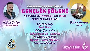 Güzelbahçe Belediyesi gençlik şöleni başlıyor