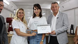 Güzelbahçe'de Barista Kursu Sertifikaları Dağıtıldı