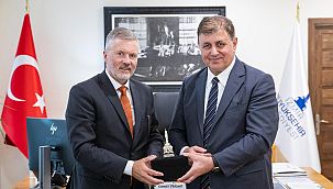 Norveç Büyükelçisi Gaarder'den Başkan Tugay'a ziyaret