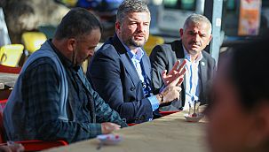 Başkan Duman, çiftçi ve köylüler ile bir araya geld