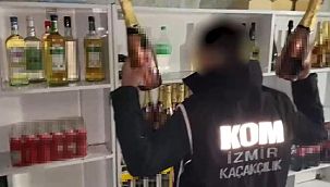 İzmir'deki eğlence mekanlarına kaçak alkol operasyonu