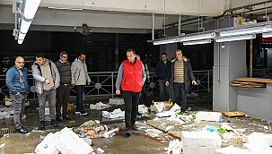 Başkan Eşki'den pazarcıya temizlik ve düzen tepkisi