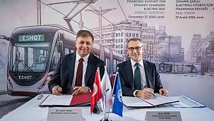 Başkan Tugay, 80 milyon Euro'luk kredi için ilk imzayı attı