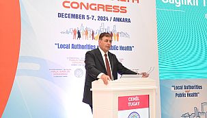 Başkan Tugay, Ulusal Halk Sağlığı Kongresi'nde konuştu