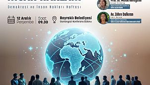 Bayraklı'da "Dijital Dünyada İnsan Hakları Paneli"