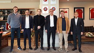 Göztepe'den TFF Başkanı Hacıosmanoğlu'na ziyaret