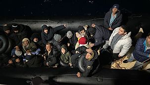 İzmir açıklarında 37 düzensiz göçmen yakalandı