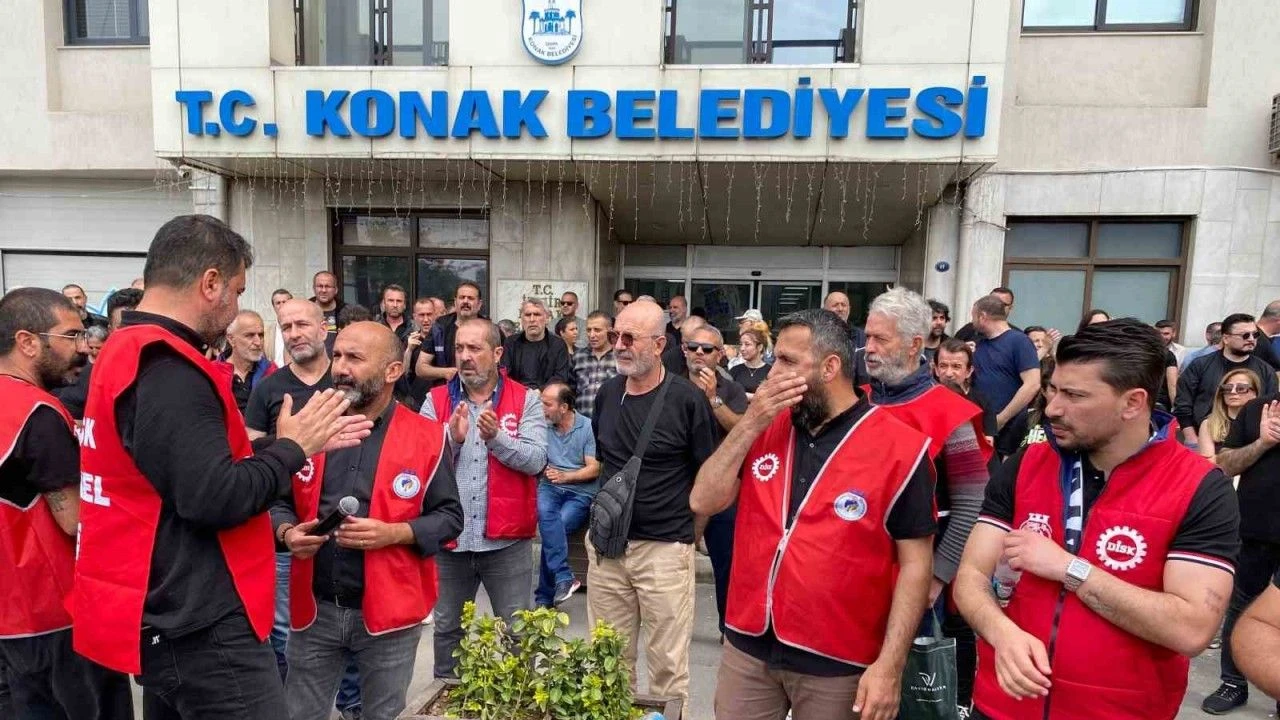 Konak Belediyesi işçilerinin maaş krizi devam ediyor