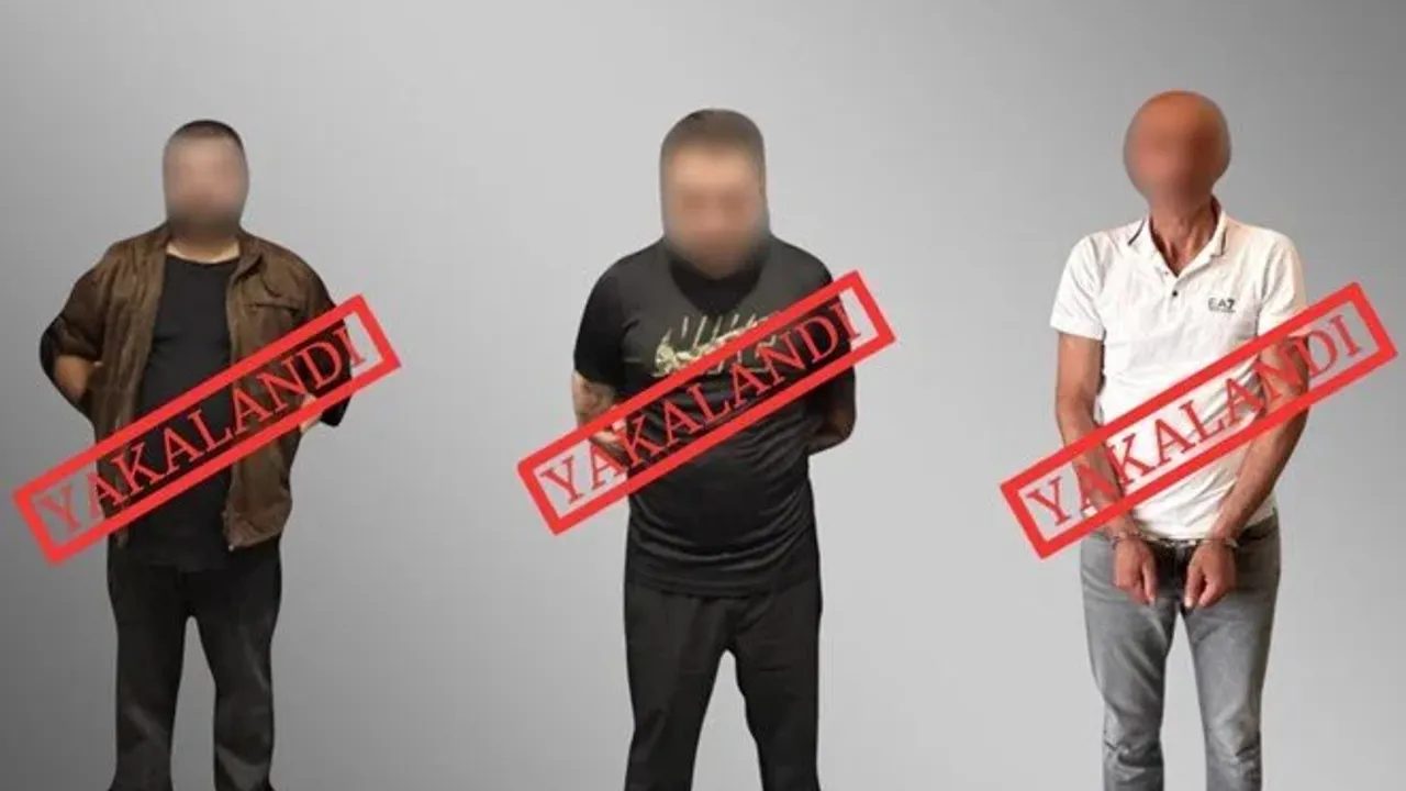 Kırmızı bültenle aranan üç kişi yakalandı