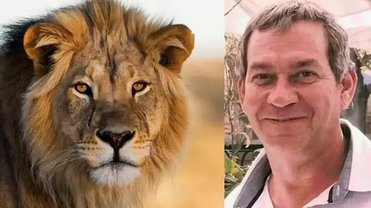 Ünlü iş insanını aslanlar yedi