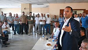 Başkan Eşki'den alev savaşçılarına teşekkür ziyareti