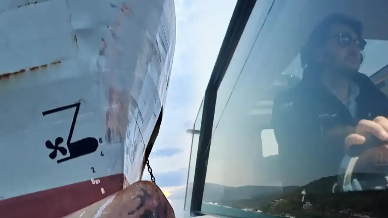 Kuru yük gemisindeki çarpma izi kaptanı tutuklattı