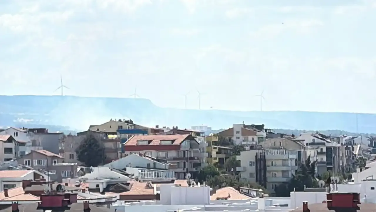 Çanakkale'de orman yangını: 2 okul tahliye edildi