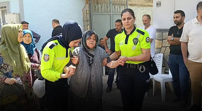 Şehit polis müdürünün annesi hastaneye kaldırıldı