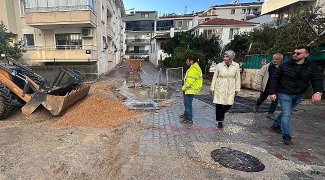 Çeşme Belediyesi'ne sel baskını tepkisi!