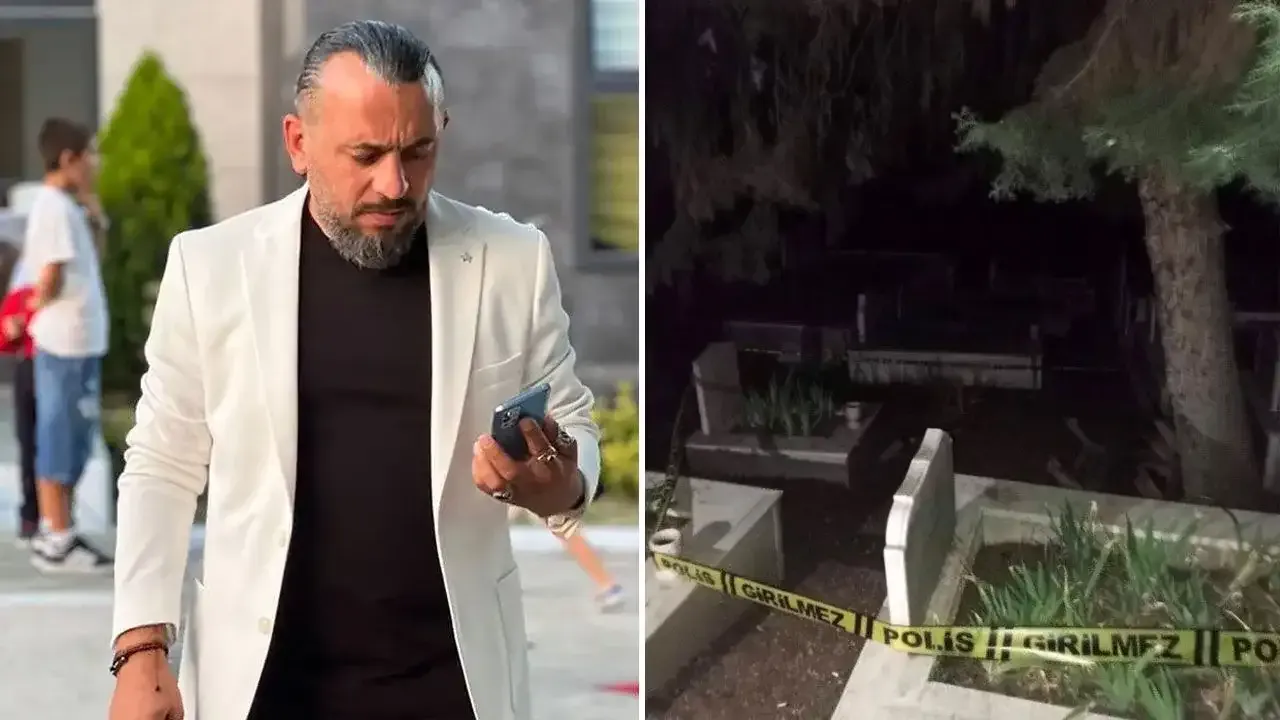 iş adamı mezarlıkta ölü bulundu
