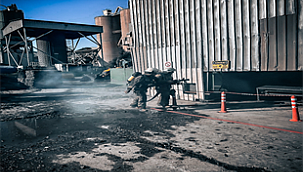Bornova'da Sanayi Tesisinde Yangın Tatbikatı