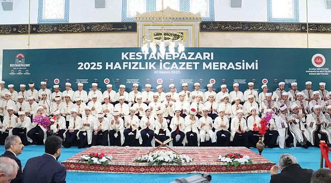 Kestanepazarı Kur'an Kursları'nın onur günü