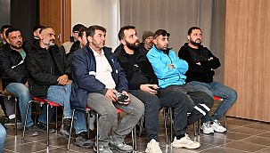 Kuşadası Belediyesi Ağır Vasıta Sürücülerine Eğitim Verdi