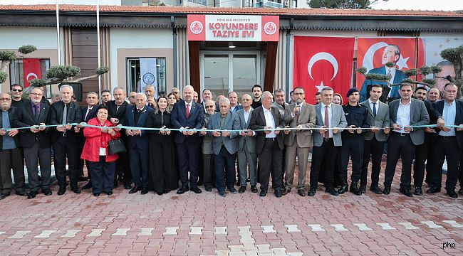 Menemen'de Koyundere Taziye Evi hizmete açıldı