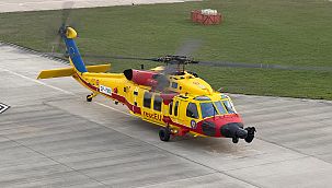 rescEU'nun İlk Helikopteri Romanya'ya İndi