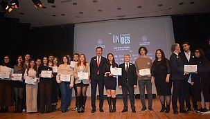 ÜNİDES Sertifikaları Ege Üniversitesi'nde Sahiplerini Buldu