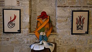 Elif ile Zülfikar" sergisi sanatseverlerle buluştu