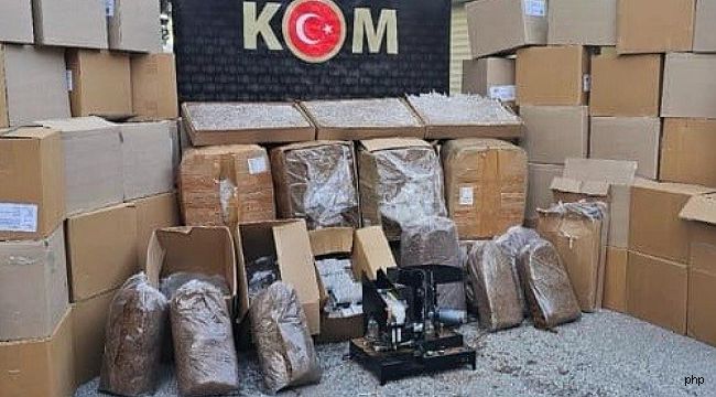 Uşak'ta kaçak tütün operasyonu: 1 şüpheli hakkında işlem