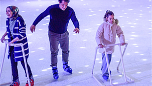 Yeni Yıl Festivali buz pistleriyle kış atmosferi kente taşındı