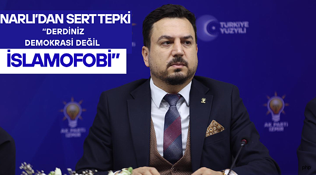 AK Parti İzmir İl Başkan Yardımcısı Safa Narlı, Alsancak'taki yürüyüşe tepki gösterdi