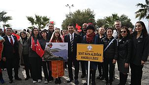 Atatürk'ün Kuşadası'nı izlediği Gazibeğendi'de anlamlı tören