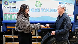 Ege Mahallesi'nden ilk geri dönüştürülebilir atıklar toplandı