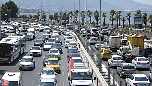 İzmir'de araç sayısı 2,1 milyonu aştı