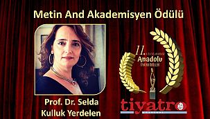 "Metin And Akademisyen Ödülü" Prof. Dr. Selda Kulluk Yerdelen'in