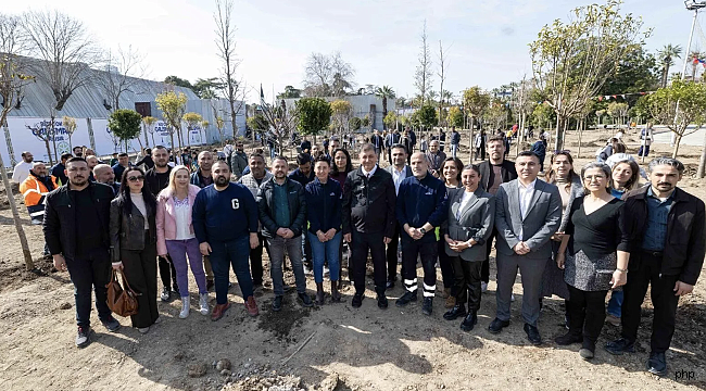 Beton alan yeşile dönüştürüldü