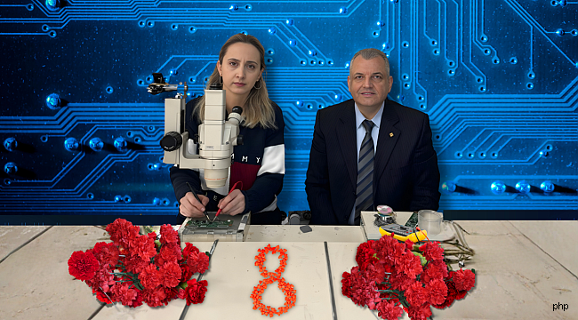 İzmir Elektronikçiler Odası'ndan 8 Mart'ta kadın üyelere ziyaret