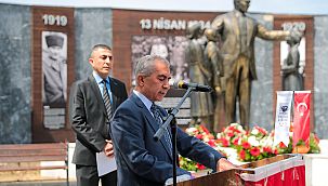 Aliağa'da Mustafa Kemal Atatürk'ün ziyaretinin 92. yılı kutlandı