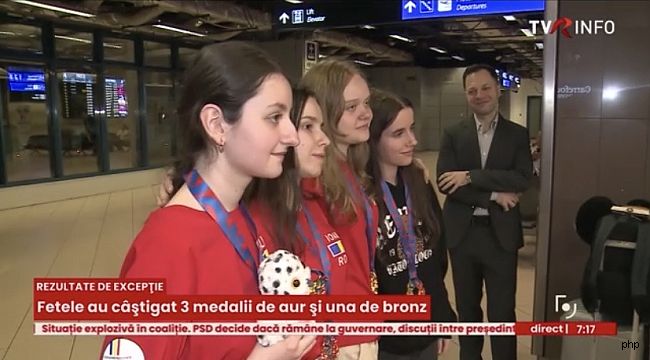 Avrupa Kızlar Matematik Olimpiyatı'nda birincilik