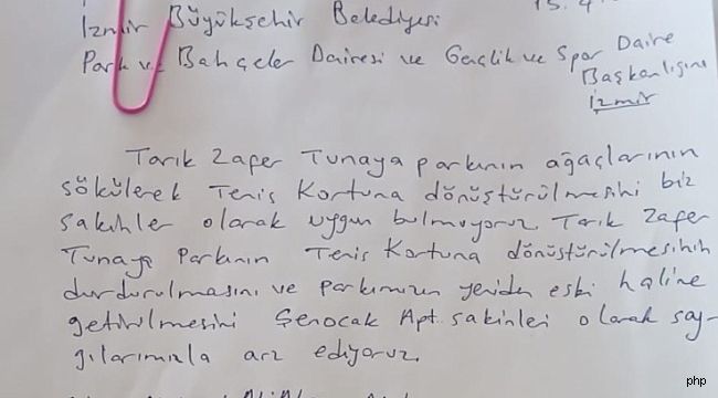 İzmir Büyükşehir Belediyesinden ağaç katliamı