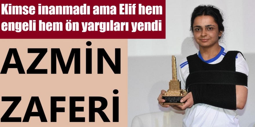 Azmin zaferi: İşitme engelli Elif Küçükarslan'ın dünya şampiyonluğu yolunda