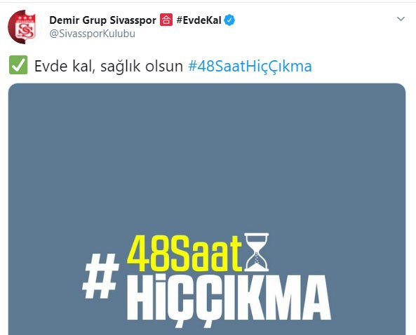 Sivasspor'dan "48 saat çıkma" çağrısı!