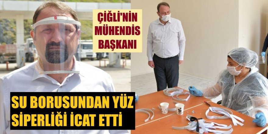 Mühendis başkan, PVC borusundan yüz siperliği icat etti Gündem