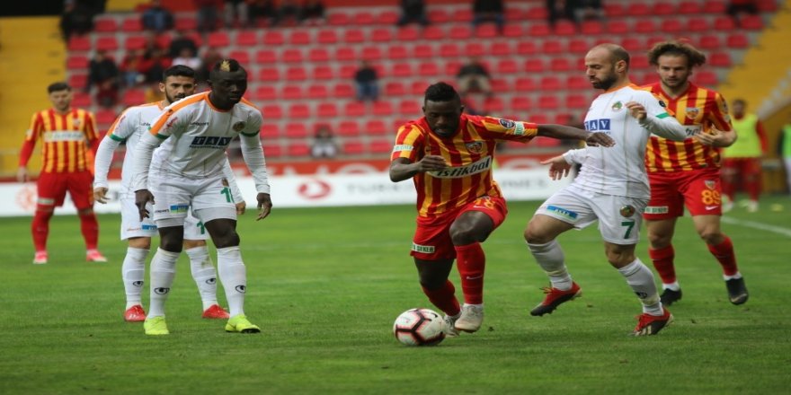 Süper Lig: Kayserispor: 1 - Alanyaspor: 1
