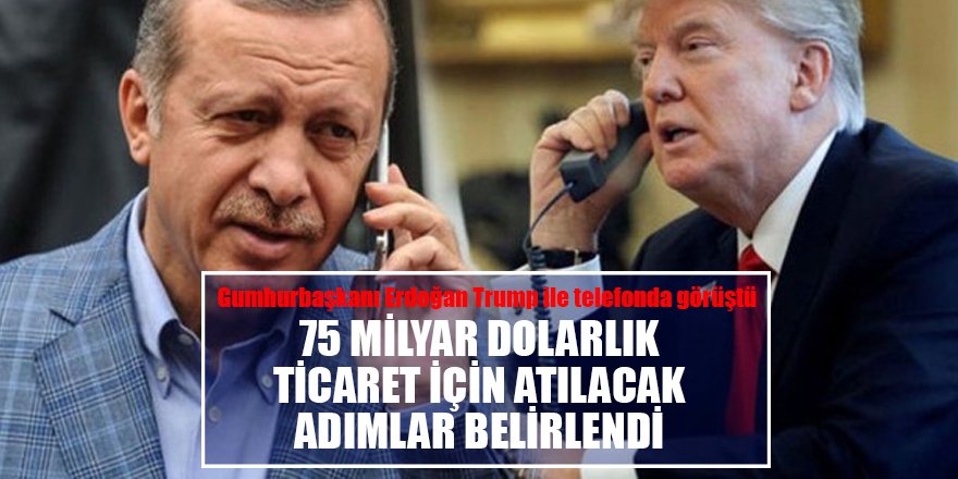 Cumhurbaşkanı Erdoğan, ABD Başkanı Trump ile görüştü