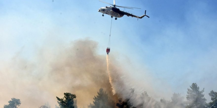 Muğla Milas ve Bodrum'da yangın. İzmir Karabağlar'da köy boşaltıldı