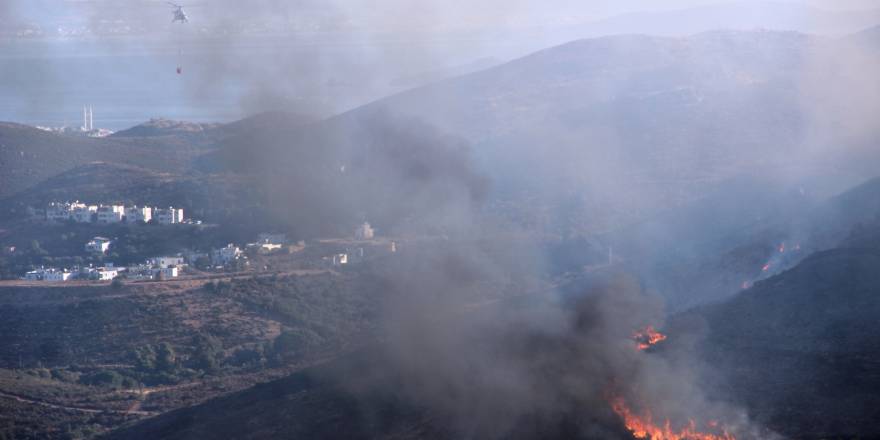 Bodrum alev alev yanıyor